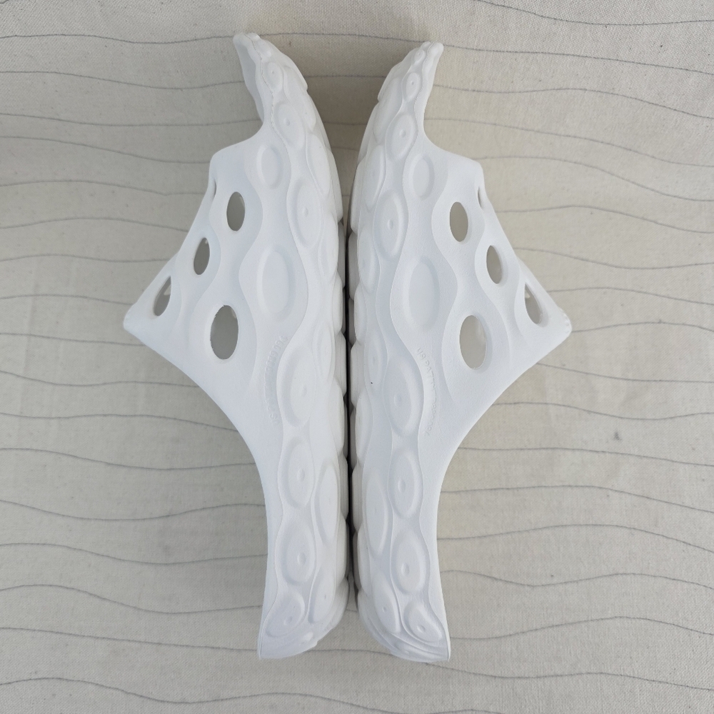 Merrell Unisex Hydro Slide Slip On White Lightweight Slide Sandals Sz 8.5 M/10 W - Picture 7 of 10